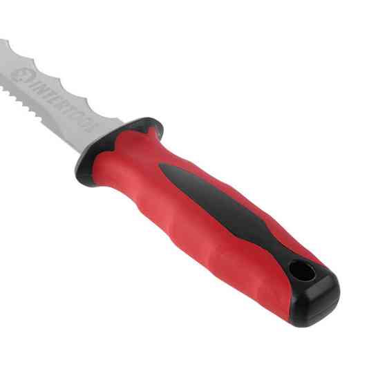 Ніж будівельний, 420 мм, двосторонній INTERTOOL HT-0580 Київ