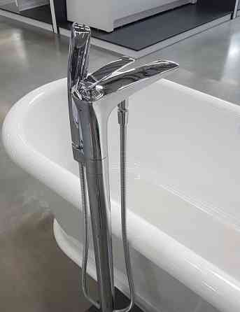 Змішувач для ванни окремостоячий на підлогу VOLLE 12-33-101 хром Київ