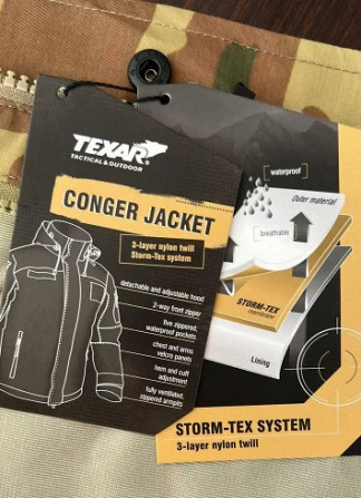 Тактическая мужская куртка Conger Texar (Multicam) 4XL Винница - изображение 8