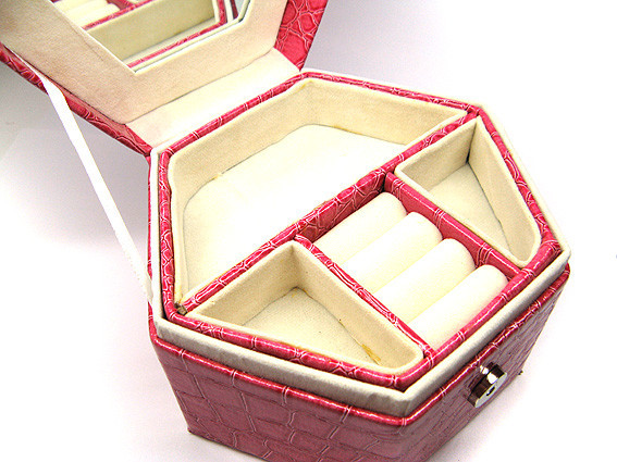 Скринька шестигранна для прикрас рожева Київ - фото 4