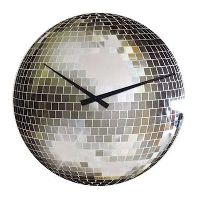 Годинник настінний кварцовий NeXtime Disco маленькі (діаметр 20 см) Сріблястий Вінниця - фото 1