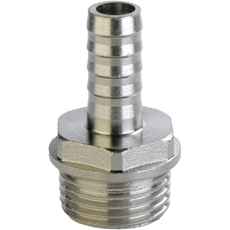 Штуцер нікельований 1/2″ЗР х 8мм штампований А2026А(нк) VA (000025427) Київ - фото 1