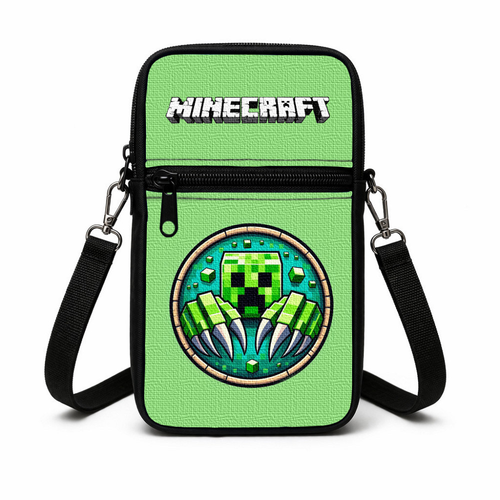 Сумка-чохол для телефону Minecraft,дитяча сумка через плече, водонепроникна міні-сумка (4796) Київ - фото 1