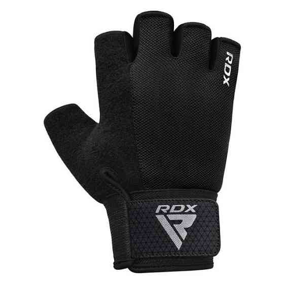 Рукавички для фітнесу RDX W1 Half Black Plus XL Каменское