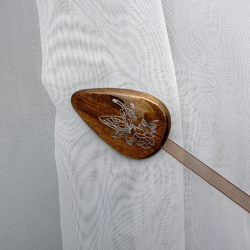 Магніти для штор і гардин Карпати набір 2 шт Коричневий з сріблястим (81-259) Київ - фото 2