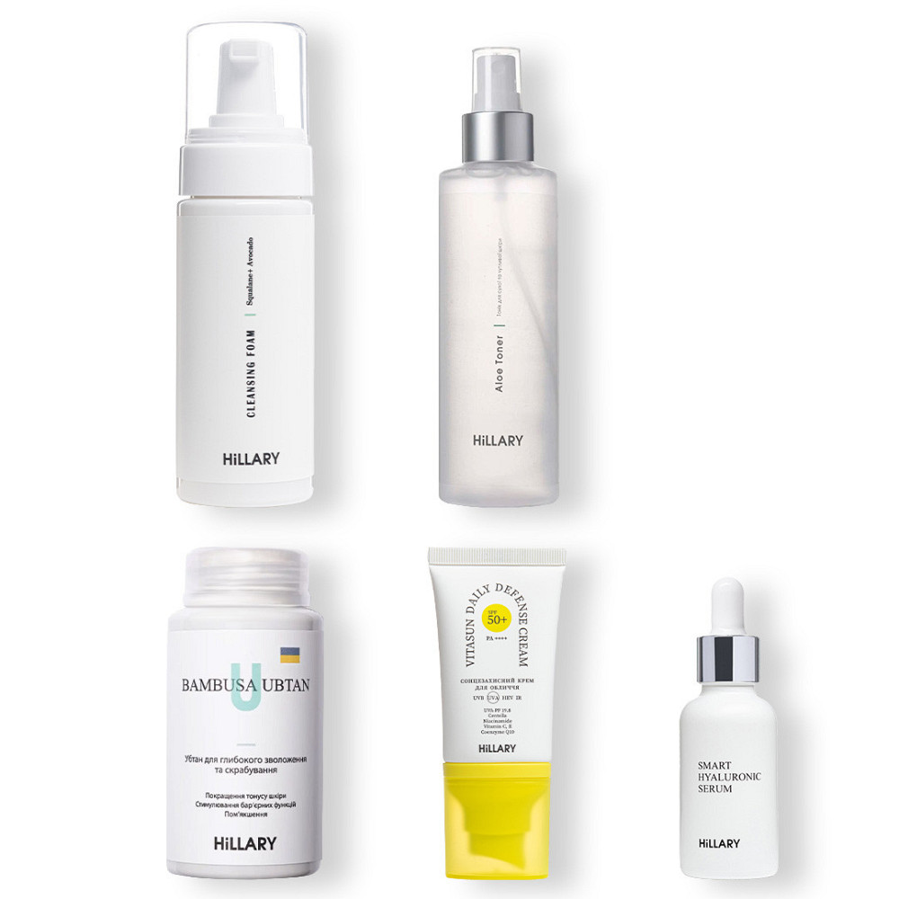 Сонцезахисний крем для обличчя SPF 50 + Набір для догляду за шкірою обличчя сухого типу Київ - фото 1