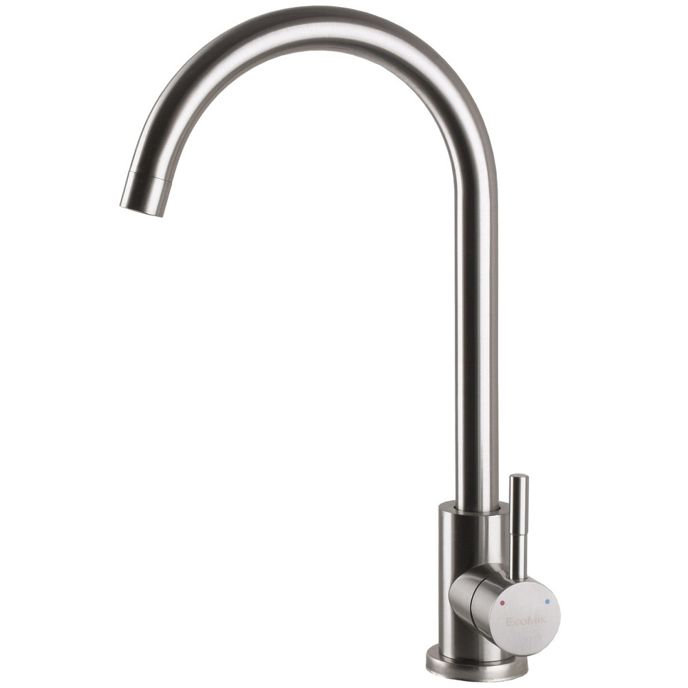 Смеситель для кухни EcoMIX ALPEN AISI-203S-WH (000024959) Киев - изображение 5