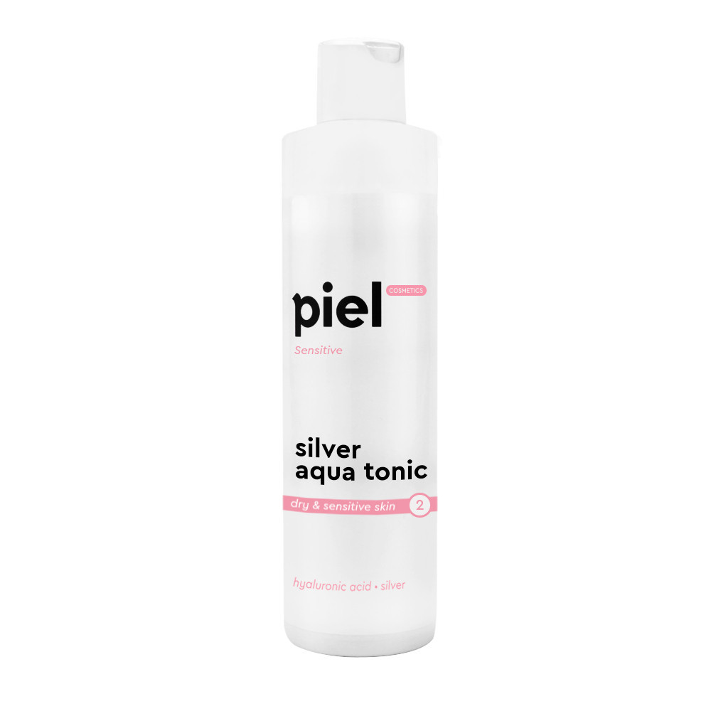 Зволожуючий тонік для сухої та чутливої шкіри обличчя Piel  Silver Aqua Tonic 250 мл Дніпро - фото 1