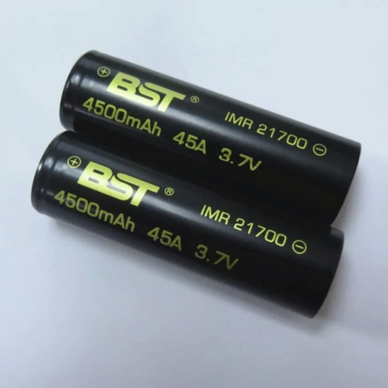 Аккумулятор 21700 45A BST 3.7V 4500mah (Черный) Киев