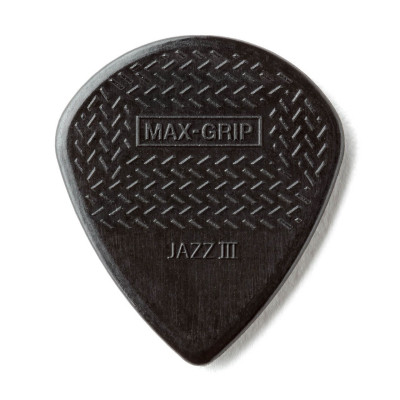 Медіатор Jim Dunlop Max-Grip Jazz III Stiffo Pick 6 шт. (471P3S) Вінниця - фото 1