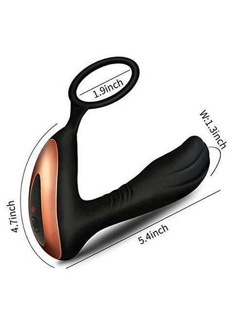 Массажер простаты - Prostate Massager With Ring, 10 Function Sex Aura Киев - изображение 3