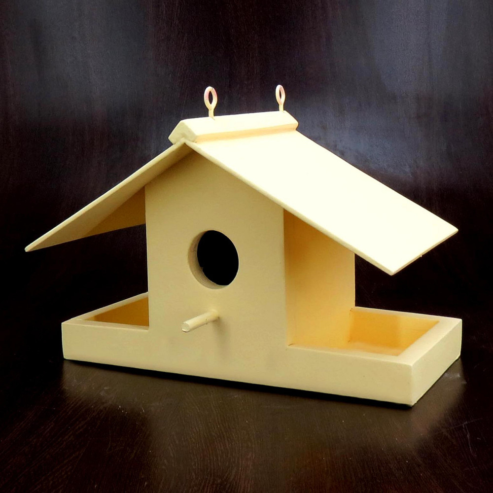 Кормушка со скворечником 