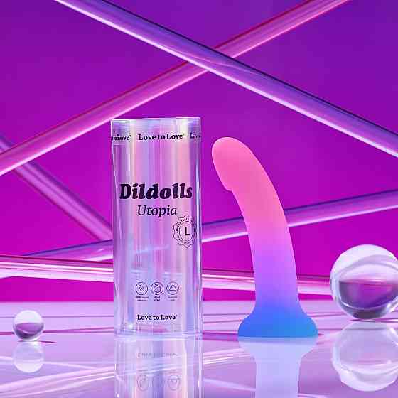 Дилдо з кольоровим градієнтом Love To Love DILDOLLS - UTOPIA L ультрам'який Sex Aura Київ