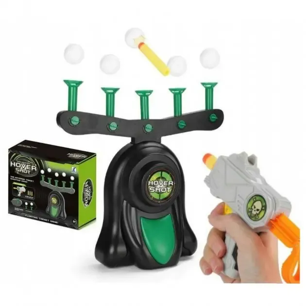Воздушный тир детский игровой набор Hover Shot Стрельба по парящим шарикам летающие мишени Коломыя - изображение 1