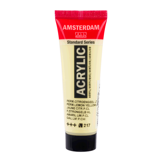 Фарба акрилова AMSTERDAM (217) Перм. Жовтий лимонний світлий 20 мл Royal Talens Київ
