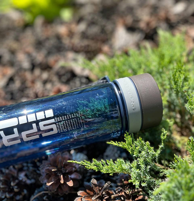 Пляшка для води CASNO 1000 мл KXN-1111 Блакитна Кам'янське - фото 3