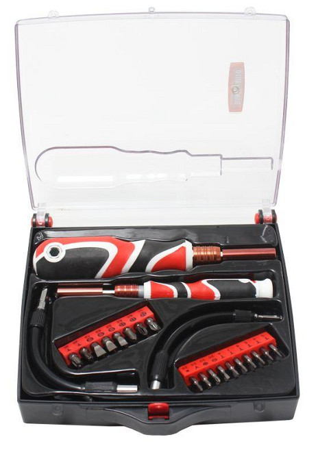 Набір викруток телескопічних посилених для ювелірних та точних робіт з гнучкими подовжувачами та комплектом Одеса - фото 1