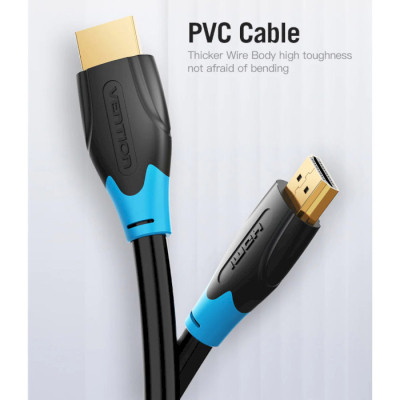 Кабель HDMI M - M, 5.0 м, V1.4, 4K 60Гц, PVC Vention Винница - изображение 3