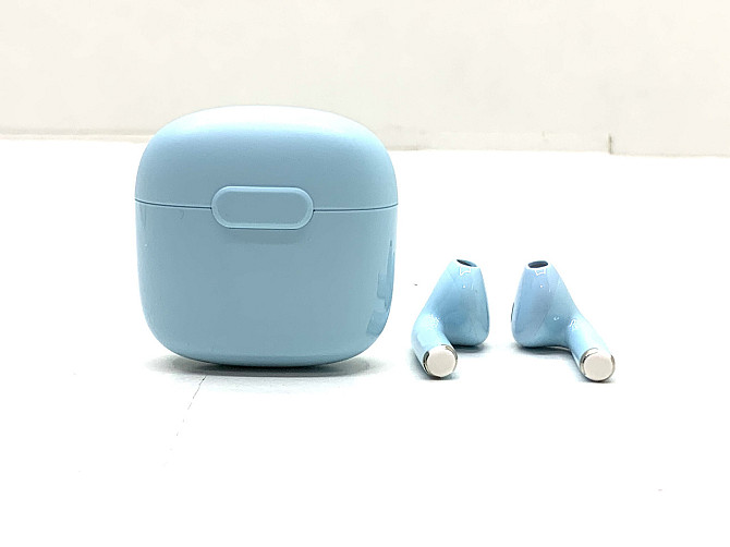 Навушники бездротові версія bluetooth 5.0 розмір кейсу 4,5*2*4 см Блакитний (C 55269) Чернігів - фото 6
