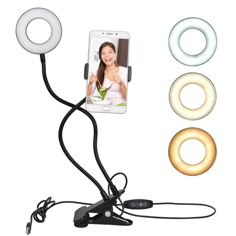 Набір блогера Professional Live Stream 3 режиму світла, для лайв-трансляцій, вебінар. живлення через USB 5504 Одеса - фото 1