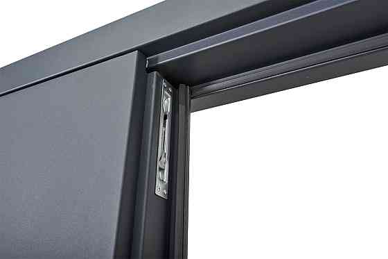 Двери уличные, модель SOLID 76 Антрацит 1200 Киев