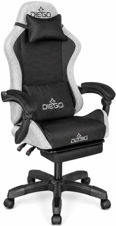Кресло геймерское DIEGO Fabric X Black Киев