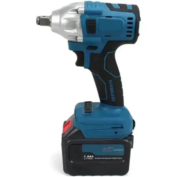 Набор аккумуляторных инструментов 4 в 1 в кейсе Болгарка + Шуруповерт +Гайковерт+перфоратор (синий) Одесса - изображение 5