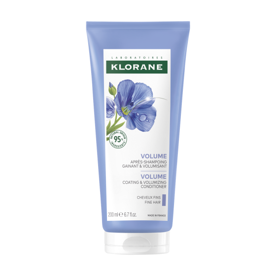 Клоран Льон Бальзам-ополіскувач для об'єму волосся  Klorane Baume après-shampooing aux fibres de lin, 200 мл new Дніпро