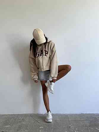 Женская утепленная укороченная худи кенгуру турецкая трехнить на флисе Одесса