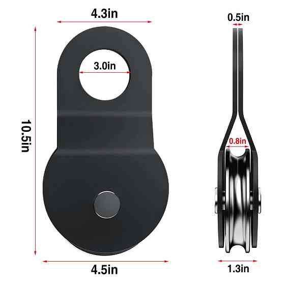 X-BULL Роликовий блок на 8 тонн з розємом. Киев