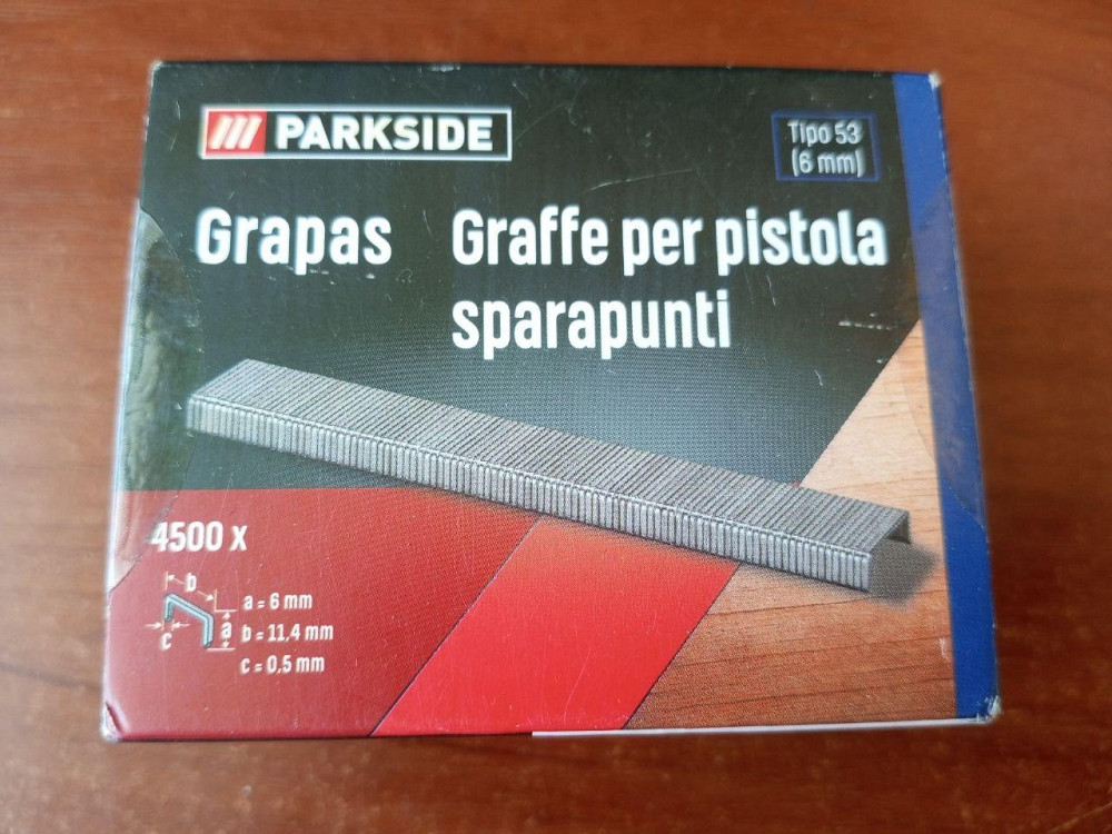 Набір скоб тип 53 (6 мм. 4500 шт) Parkside Німеччина Полтава - фото 1