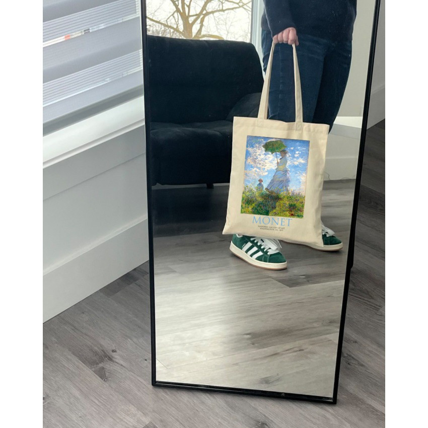 Екошопер BookOpt ВК4087 MONET Жінка з парасолькою бежевий Киев - изображение 8