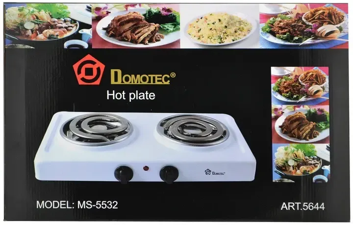 Настольная плита электрическая на 2 конфорки Domotec MS-5532 Коломыя - изображение 3