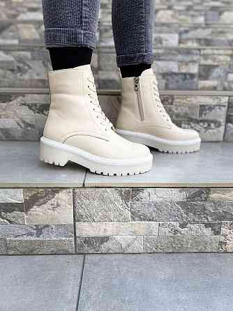 Черевики жіночі GREMMY бежеві натуральна шкіра зима 38р. (4219) Коломыя