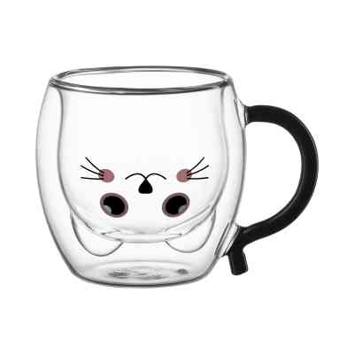 Набір чашок Ardesto Animals BAR 250 мл 2 шт прозорий (AR2625BAR) Вінниця