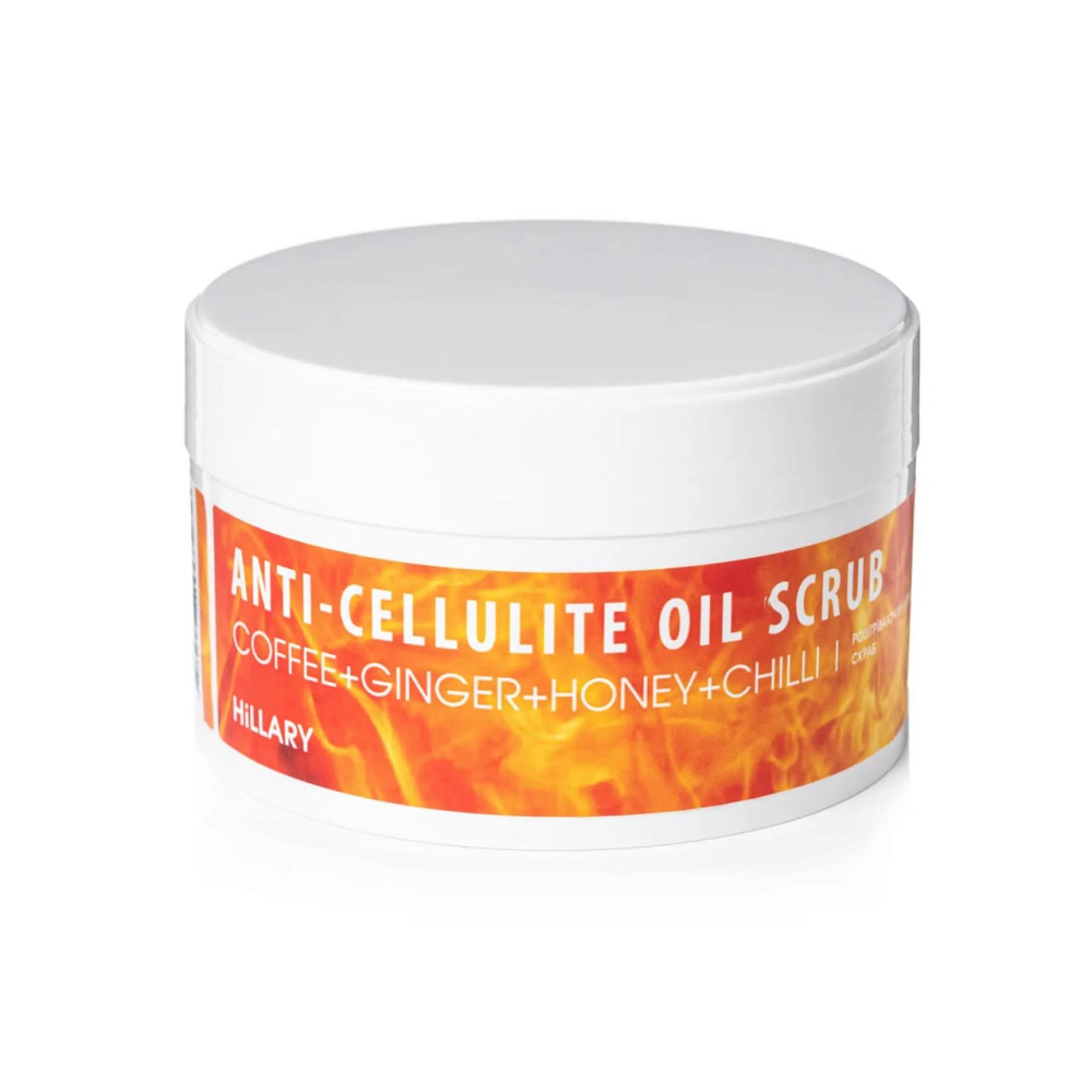 Антицеллюлитный разогревающий скраб для тела Anticellulite Oil Scrub Hillary 200 г Киев - изображение 5