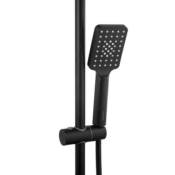 Душова система пристінна Kroner KRP Armada з гігієнічним душем - SCH066 чорна Київ