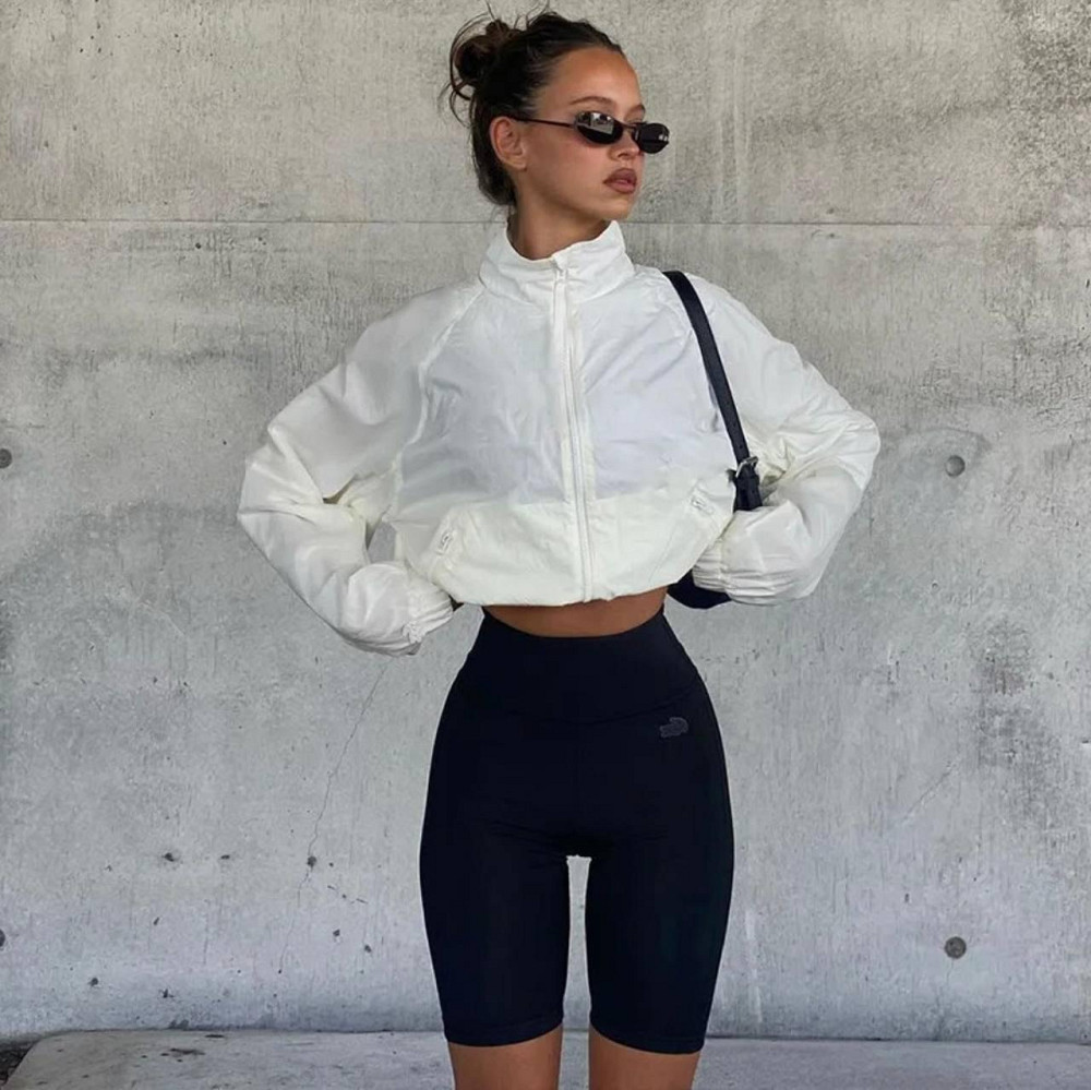 Жіноча базова оверсайз вітровка на блискавці канадська плащівка Одеса - фото 5