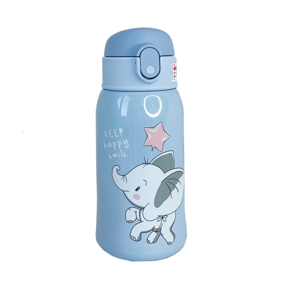 Термос-поїльник з силіконовою трубочкою Слоненя MGZ-0315(Elephant) 560 мл Вінниця - фото 4