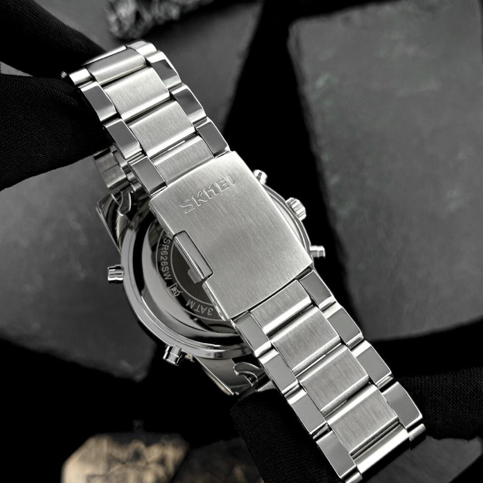 Skmei 1389BU Silver-Black-Blue Киев - изображение 9
