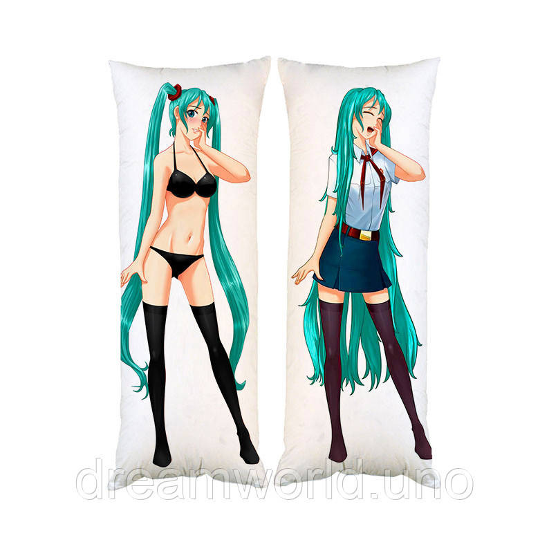 Подушка дакімакура Нескінченне літо Міку декоративна парова подушка для обіймання 60х200 Харків - фото 1