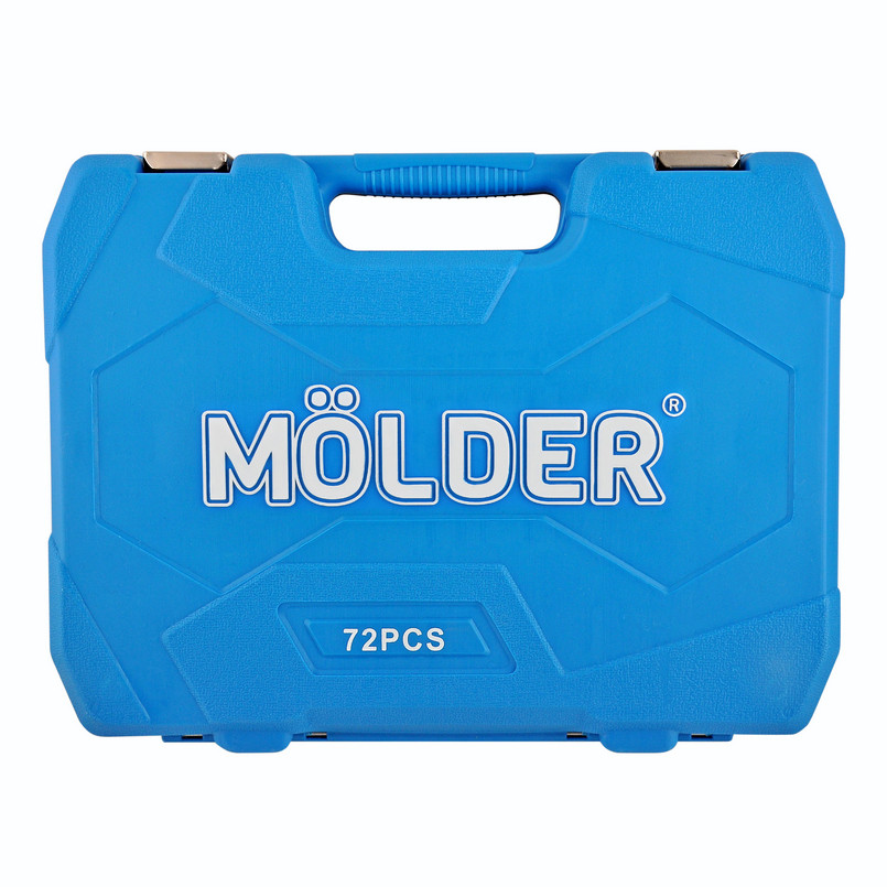 Професійний набір інструментів в кейсі Molder 1/2", 1/4" 72 T, CR-V, 72од. MT60072 Львів - фото 8