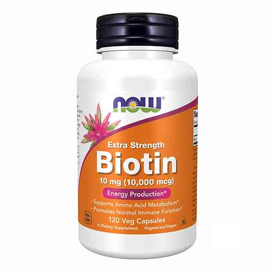 BIOTIN 10mg (10,000mcg) - 120 vcaps Луцьк
