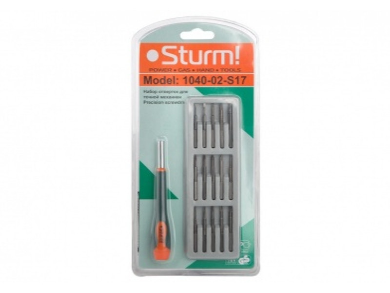 Набор отверток для точной механики Sturm, 17 шт. 1040-02-S17 (читать описание) Ровно - изображение 1
