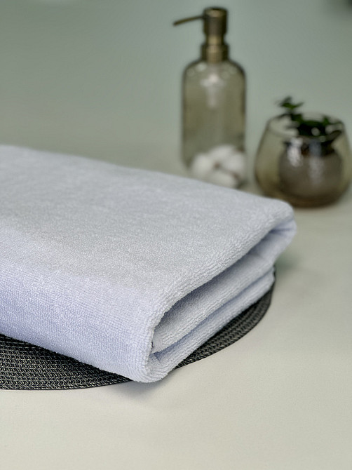 Полотенце однотонное Ideal Textile 50х90 см 400 г/м2 (56860914) білий Черновцы - изображение 7