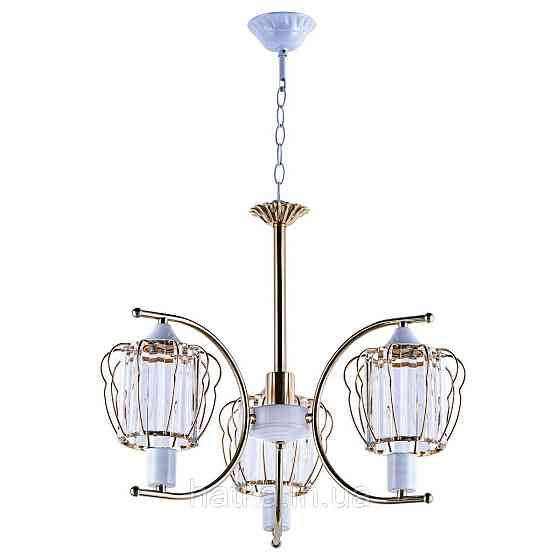 Люстра стельова Sirius Ю 8874А/3 на 3 плафони Київ