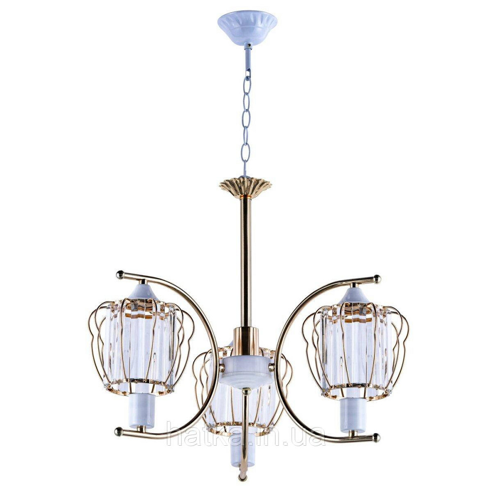 Люстра стельова Sirius Ю 8874А/3 на 3 плафони Київ - фото 1