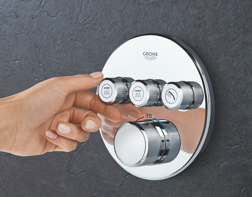Термостат прихованого монтажу на 3 споживача Grohe Grohtherm SmartControl   ( 29121000 ) 22578 Харків - фото 4