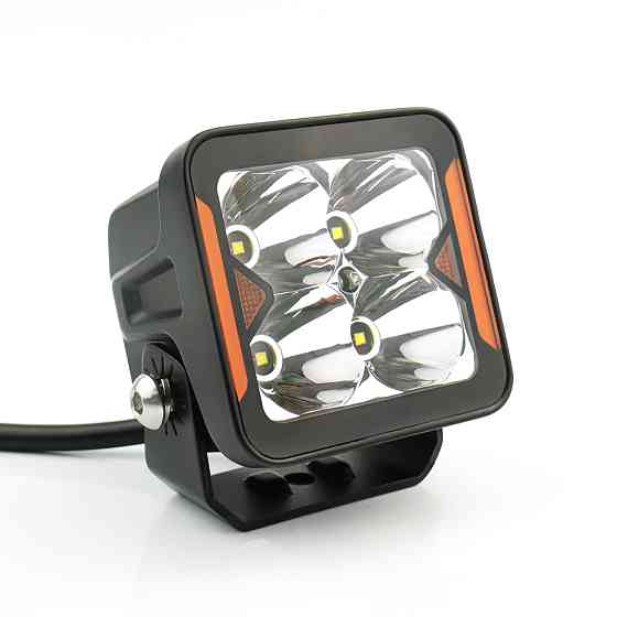 Светодиодная фара StarLight SL-W0120S квадратная, дальний свет WHITE + DRL 20W 2400Lm 5700K 12/24V Харьков