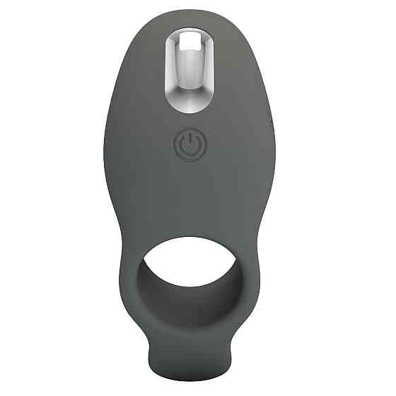 Эрекционное виброкольцо PRETTY LOVE Master Ring, серое, 11 х 4.5 см Sex Aura Киев